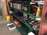 Great wooden Shelving - Just Awesome for display purposes!  All items on Shelves are for sale.