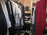 contents of walk in closet