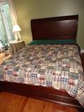 Sleigh Bed.  Cresent "Cherry...Room FULL