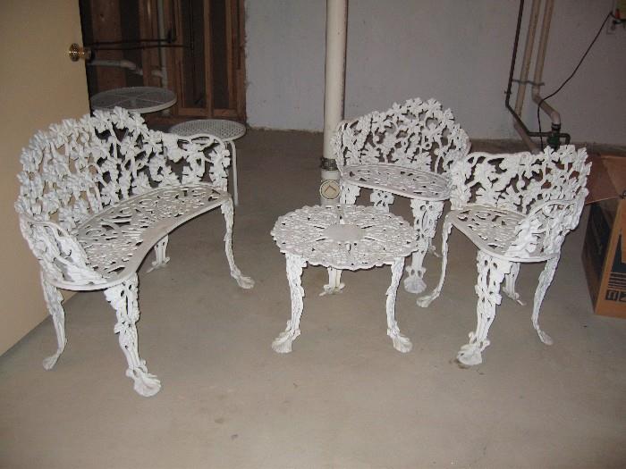 French Provincial Iron Patio Furniture