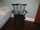 Vintage black side chair