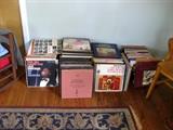 Many many record albums