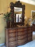 Thomasville marble top dresser