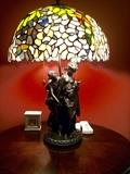 One of many stained glass lamps