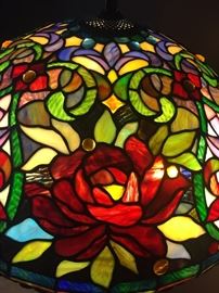 Stained glass floor lamp