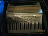 Italian Brindiss Accordian in original case, mother of pearl 