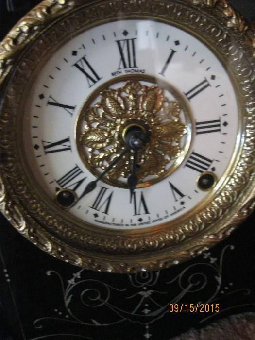 Detail of Seth Thomas Face