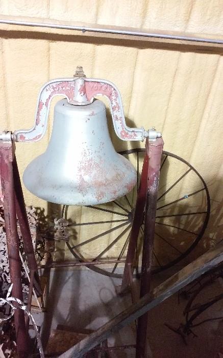 vintage firemans bell