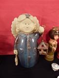 Angel with Lantern Pottery
