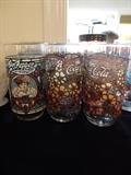 Collectible Glasses Dr. Pepper and Coca Cola