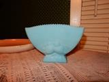 Fenton Vase with Blue Birds