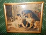 Bessie Print Child and Collie