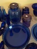 Cobolt Blue Pie Dishes and Miscellaneous