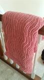 Love this handmade pink blanket
