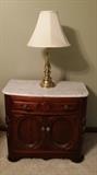 Antique Washstand with marble top.....in very good condition
