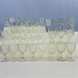 EAPG Crystal Goblets and Cordials