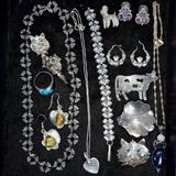 Tray of Sterling Jewelry