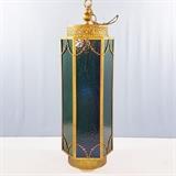 Cylinder Hexagon Hanging Lamp