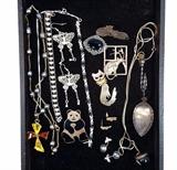 Tray Lot of Sterling Jewelry