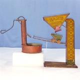 Vintage Sand Chute and We'll and Pump Tin litho vintage toys