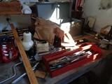 Tools, metal tool box