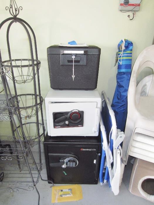 Variety of safes with combos