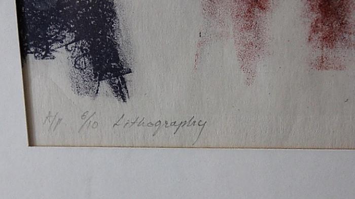 Artist Proof Lithography by Doddamani