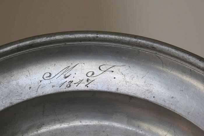 antique pewter, 1847