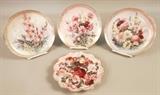 Bradford Exchange Floral Decorative Plates, Glass, Antique, Vintage, Glass, Household