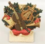 Cast Metal Musical Instruments Christmas Decoration, Christmas, Holidays, Vintage, Collectibles, Music