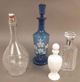 4 Collectibles Decorative Whiskey / Wine Decanters, Household, Vintage, Antiques, Collectibles