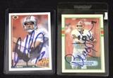 Dan Marino & Bernie Kosar Signed Trading Cards, Vintage, Collectibles, Sportsman, Sports, Footballs