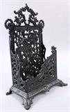 Vintage Victorian Style Black Metal Letter Holder, Collectibles, Household