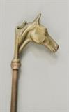 18" Vintage Brass Horse Head Decorative Shoe Horn, Vintage, Collectibles, Shoes