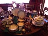 Fine China, Crystal, and Sterling Silver
