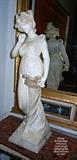 Large Italian marble figure of Erato