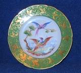 One of four matching Dresden porcelain dessert plates