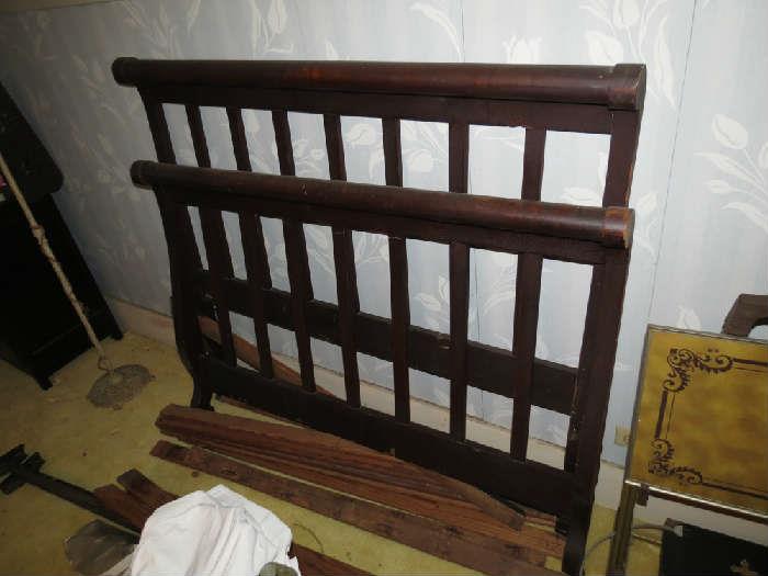 Antique Full bed complete NO Mattress