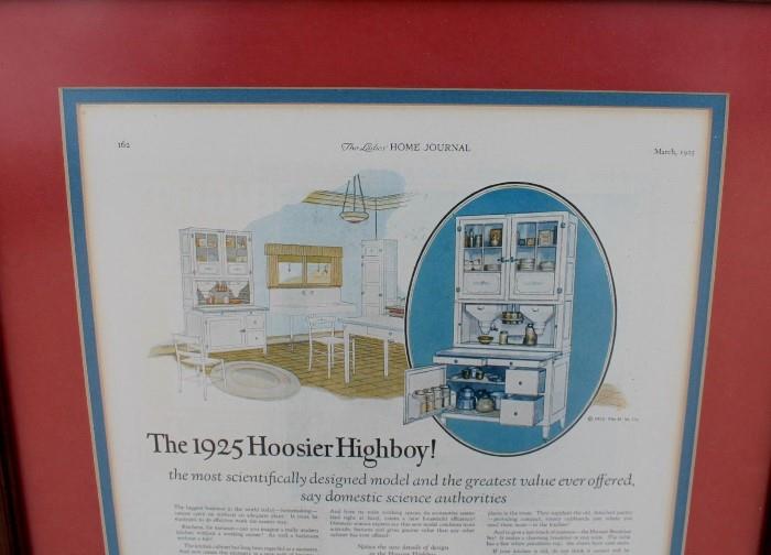 Ladies Home Journal ad For the Hoosier Cabinet