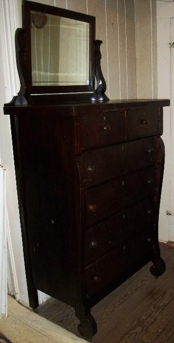Antique Mahogany Dresser