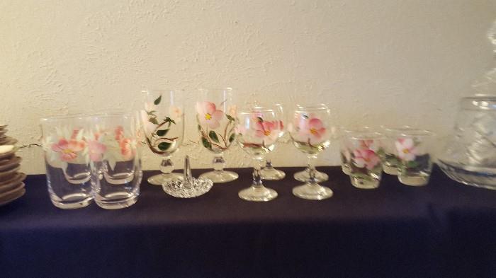 Dessert Rose Collection Glassware