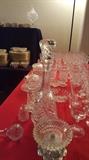 Crystal Decantur & Goblets