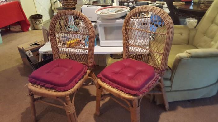 Wicker Side Chairs