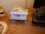 Porcelain Piano Trinket Box