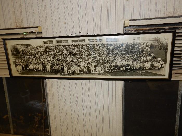 1965 Ray High School Panoramic Picture