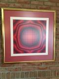 Signed VASARELY.