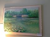 "Water Lily Pond" signed by Gbar.