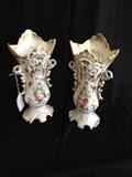 Pair of Old Paris Vintage Vases.