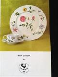 "Mon Jardin" by Ceralene (Limoges) - Service for 12.