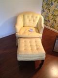 Arm Chair & Ottoman.